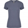 Fox T-Shirt für Damen, Meliertes Denimblau