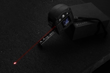 Logotrade Werbeartikel das Foto: Gear X 5m Maßband mit 30m Laser