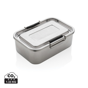 Logotrade Werbegeschenke das Foto: Auslaufsichere Lunchbox aus RCS recyceltem Stainless Steel