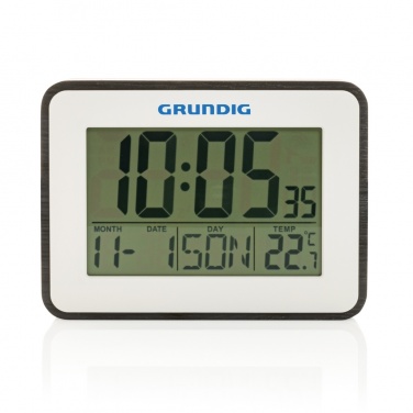 Logotrade Werbegeschenke das Foto: Grundig Thermometer, Wecker und Kalender