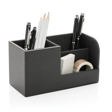 Logotrade Firmengeschenke das Foto: Swiss Peak RCS recycelter PU Desk organizer