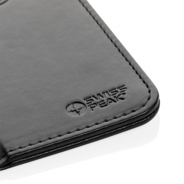 Logotrade Werbegeschenke das Foto: Swiss Peak RCS recyceltes 10W Wireless-Charging PU Mauspad