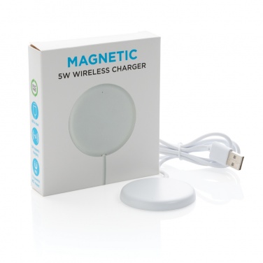 Logotrade Werbegeschenke das Foto: 5W magnetischer Wireless Charger