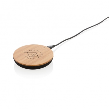 Logotrade werbemittel das Foto: Bamboo X 5W Wireless Charger