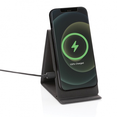 Logotrade Werbeartikel das Foto: Artic magnetischer 10W Wireless Charging Smartphonehalter