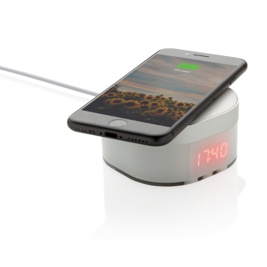 Logotrade werbemittel das Foto: Aria 5W Wirless Charging Uhr