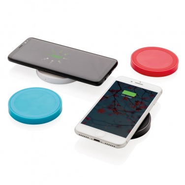 Logotrade Werbegeschenke das Foto: Runder 5W Wireless-Charger