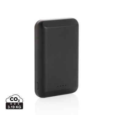 Logotrade Werbegeschenke das Foto: Magnetische 5.000 mAh Wireless Powerbank