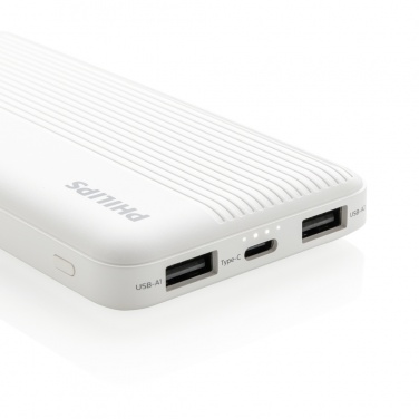 Logotrade Werbeartikel das Foto: Philips 10.000 mAh Slim Powerbank