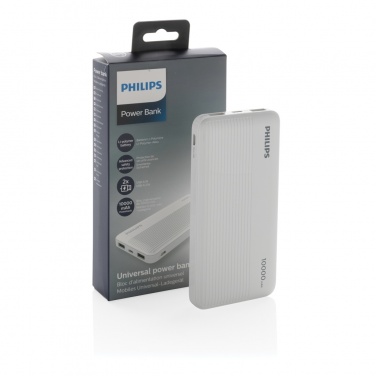 Logotrade Werbegeschenke das Foto: Philips 10.000 mAh Slim Powerbank