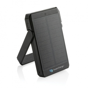 Logotrade Werbegeschenke das Foto: Skywave 5000mah Solar Powerbank, 10W Wireless aus rPlastik