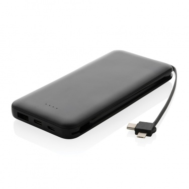 Logotrade Geschäftsgeschenke das Foto: Lockhart 10.000mAh Powerbank aus RCS Kunststoff