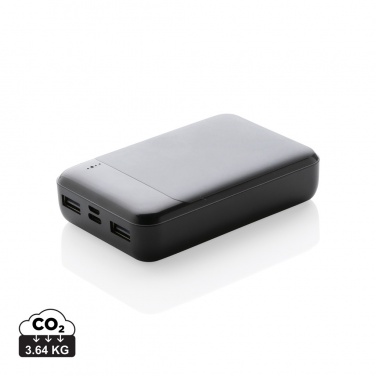 Logotrade Werbegeschenke das Foto: 10.000 mAh Powerbank aus RCS Standard recyceltem Kunststoff