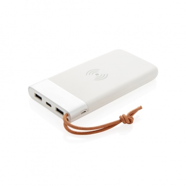 Logotrade Firmengeschenke das Foto: Aria 8.000 mAh 5W Wireless Charging Powerbank