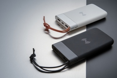 Logotrade Logogeschenke das Foto: Aria 8.000 mAh 5W Wireless Charging Powerbank