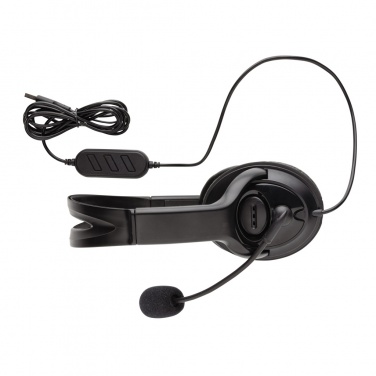 Logotrade Werbegeschenke das Foto: Over-Ear Headset mit Kabel