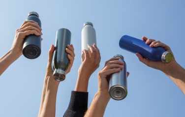 Logotrade Logogeschenke das Foto: Auslaufgeschützte Kupfer-Vakuum-Flasche