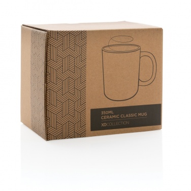 Logotrade Werbeartikel das Foto: Basic Keramiktasse, 350ml