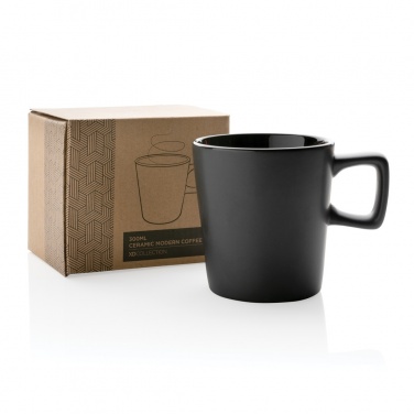 Logotrade Firmengeschenke das Foto: Moderne Keramik Kaffeetasse, 300ml