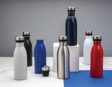 Logotrade Werbeartikel das Foto: Deluxe Wasserflasche aus RCS recyceltem Stainless-Steel