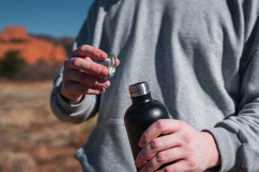 Logotrade Werbegeschenke das Foto: Soda Trinkflasche aus RCS-zertifiziertem Stainless-Steel