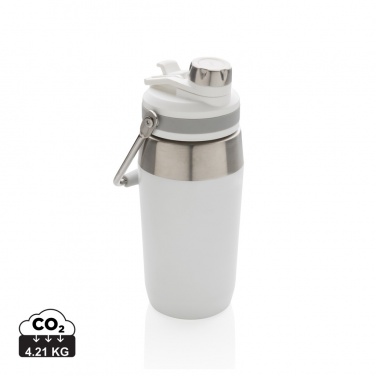 Logotrade Werbegeschenke das Foto: 500ml Vakuum StainlessSteel Flasche mit Dual-Deckel-Funktion