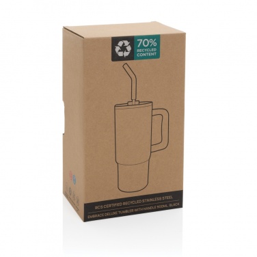 Logotrade werbemittel das Foto: Embrace Deluxe Becher aus RCS recyceltem Edelstahl 900ml