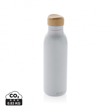 Logotrade Werbeartikel das Foto: Avira Alcor 600ml Wasserflasche aus RCS rec. Stainless-Steel