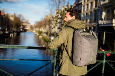 Logotrade Geschäftsgeschenke das Foto: Urban schnitthemmender Anti-Diebstahl-Rucksack