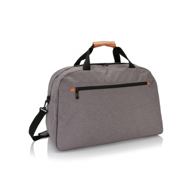 Logotrade Werbeartikel das Foto: Modische Duo Tone Reisetasche PVC-frei