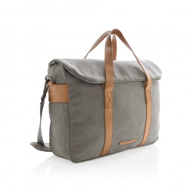 Logotrade Werbeartikel das Foto: Canvas Laptop-Tasche, PVC-frei