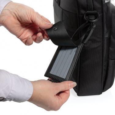 Logotrade Werbeartikel das Foto: Swiss Peak RPET Voyager RFID 15.6" Laptoptasche