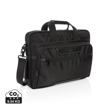 Logotrade Logogeschenke das Foto: Swiss Peak RPET Voyager RFID 15.6" Laptoptasche