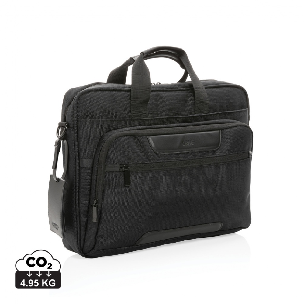 Logotrade Logogeschenke das Foto: Swiss Peak AWARE™ RPET Voyager 15.6" Laptop-Tasche