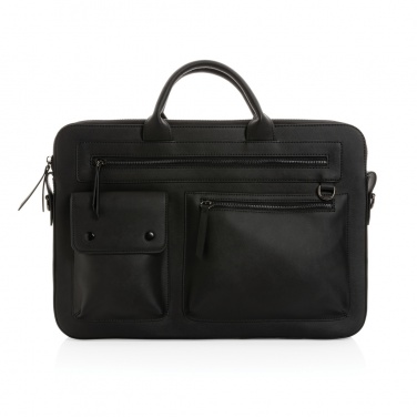 Logotrade Werbegeschenke das Foto: Swiss Peak 14" Laptoptasche aus GRS recyceltem PU