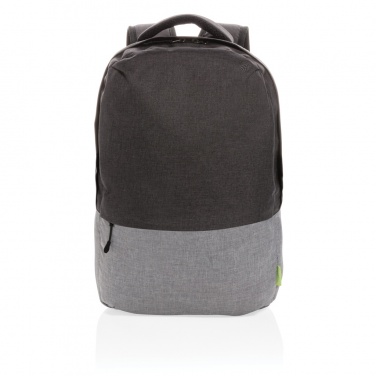 Logotrade Logogeschenke das Foto: Duo Color RPET 15.6" RFID Laptop-Rucksack, PVC-frei