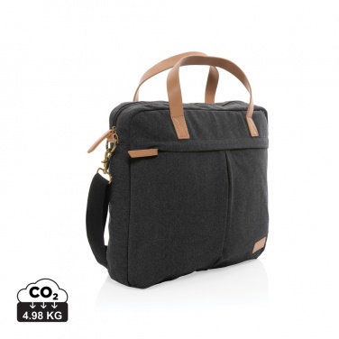 Logotrade Werbegeschenke das Foto: Impact AWARE™ 16 oz. rCanvas Laptop-Tasche