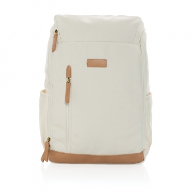 Logotrade werbemittel das Foto: Impact AWARE™ 16 oz. r recyceltem canvas 15" Laptop-Rucksack