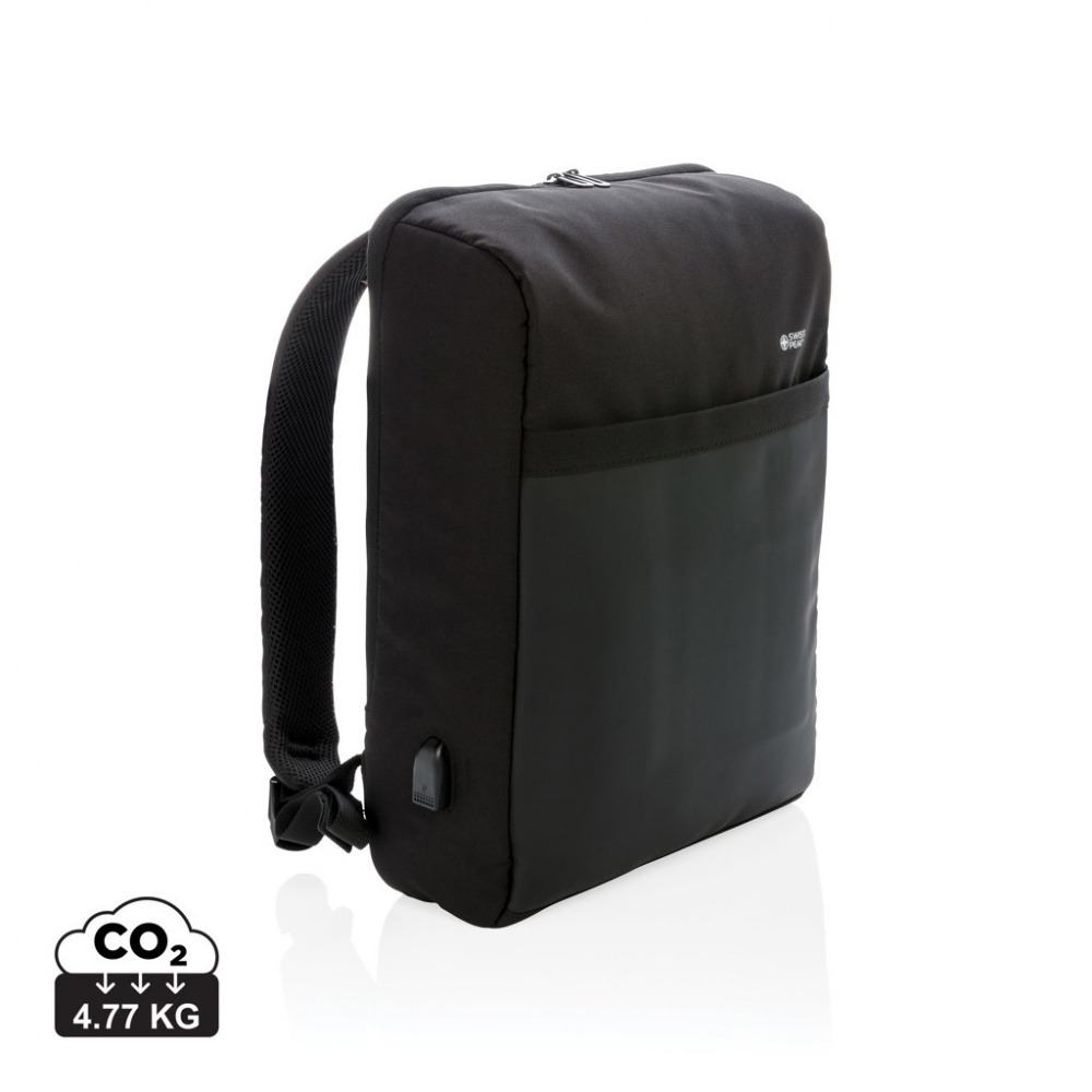 Logotrade Werbegeschenke das Foto: Swiss Peak 15" Anti-Diebstahl RFID & USB Rucksack