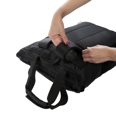 Logotrade Werbeartikel das Foto: Swiss Peak RFID 15" Laptop-Trage-Tasche PVC-frei