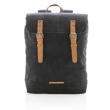 Logotrade werbemittel das Foto: Canvas Laptop-Rucksack, PVC-frei