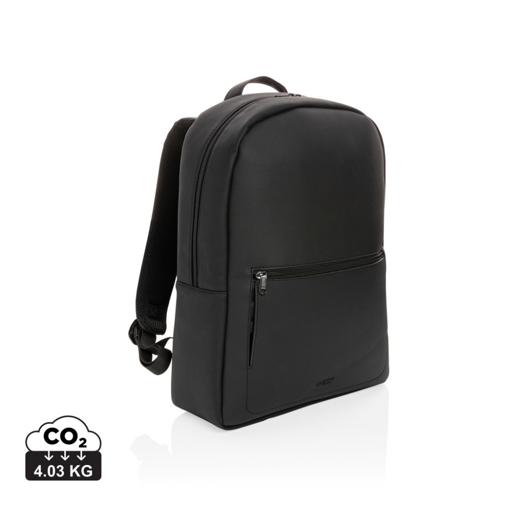 Logotrade werbemittel das Foto: Swiss Peak Deluxe PU Laptop-Rucksack, PVC-frei