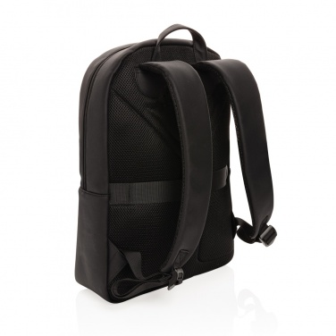 Logotrade werbemittel das Foto: Swiss Peak Deluxe PU Laptop-Rucksack, PVC-frei