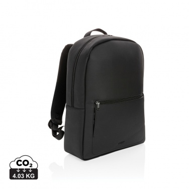 Logotrade Firmengeschenke das Foto: Swiss Peak Deluxe PU Laptop-Rucksack, PVC-frei