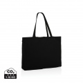 Impact AWARE™ recycelte Baumwoll-Shopper 145gr, Schwarz