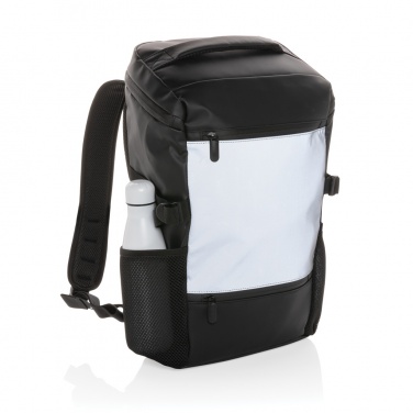 Logotrade Firmengeschenke das Foto: PU-Easy-Access High-Visibility 15.6" Laptop-Rucksack