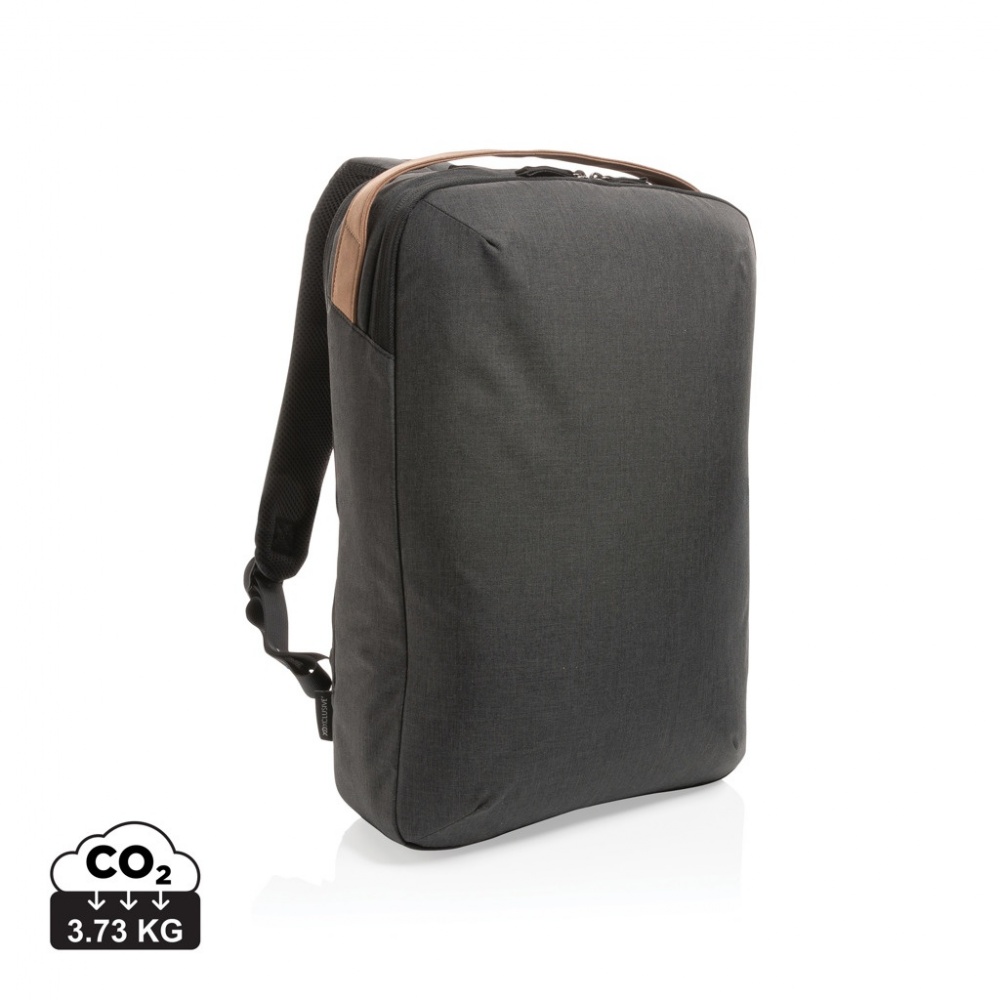 Logotrade Logogeschenke das Foto: Impact AWARE™ 300D Two-Tone Deluxe 15.6" Laptop-Rucksack