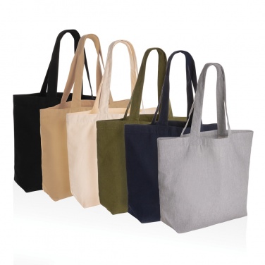 Logotrade Firmengeschenke das Foto: Impact Aware™ 240g/m² rcCanvas Shopper + Tasche, ungefärbt