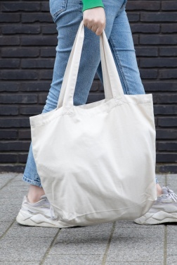 Logotrade Firmengeschenke das Foto: Impact Aware™ 240g/m² rcCanvas Shopper + Tasche, ungefärbt