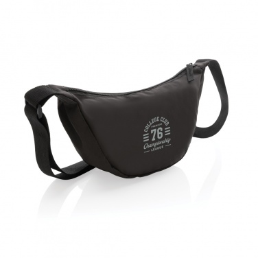 Logotrade Firmengeschenke das Foto: Crescent AWARE™ RPET Half-Moon Sling Tasche